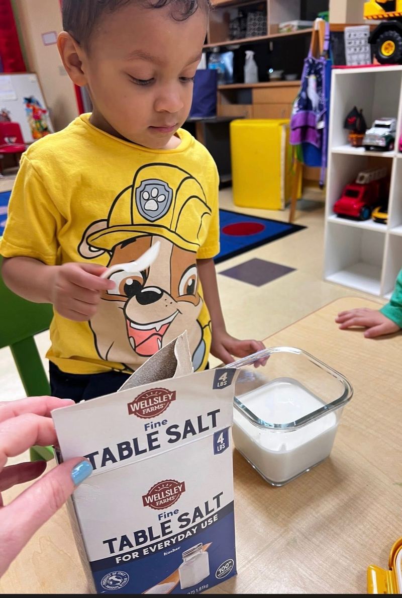 A hands-on science activity.