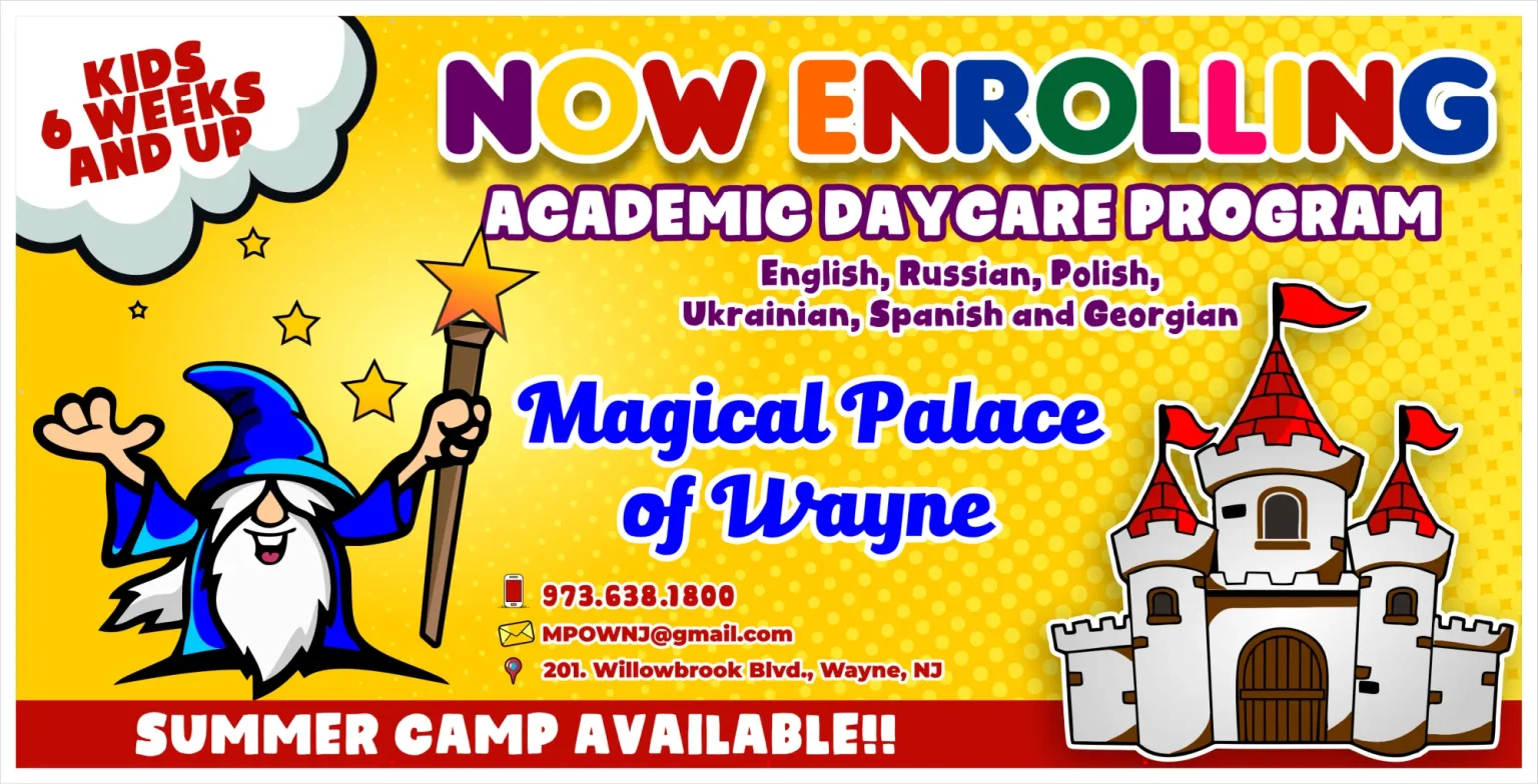 Magical Palace of Wayne Enrollment Banner